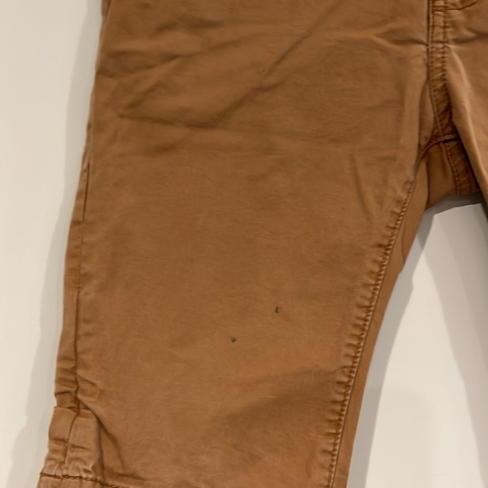 GAP Boys 12 Regular Flat Front Khaki Shorts Adjustable Waist *Play Condition* - Picture 5 of 9